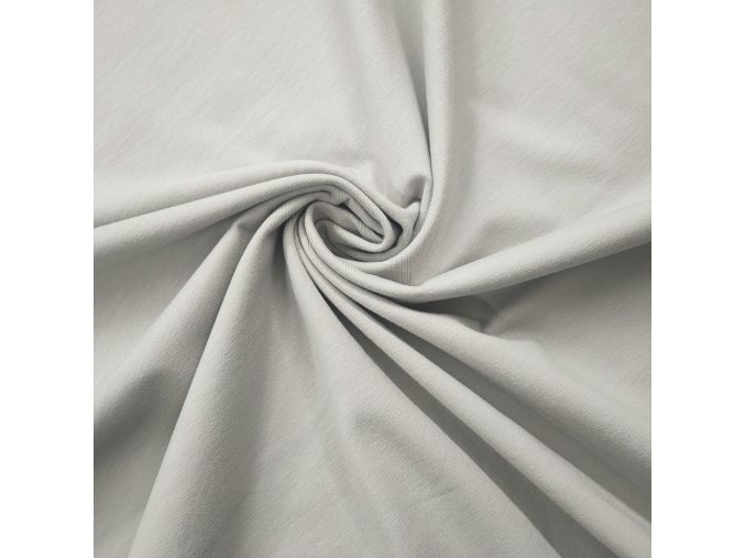 Biobavlněný úplet Lillestoff sv. šedý