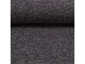 marc strickstoff meliert schwarz 080926 001299 sale farbe schwarz zusammensetzung 100 baumwolle gewicht ca 240 g m2 breite 150 c