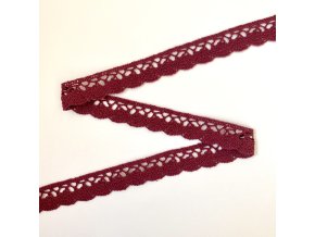 Paličkovaná krajka bodro 20 mm