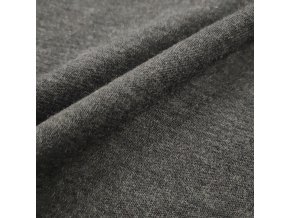 Finské merino interlok antracit (0,5 m)
