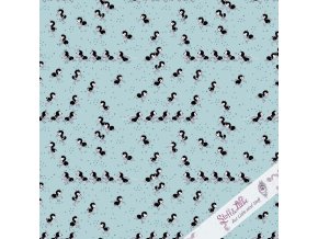der kleine maulwurf erdbeerfeld ameisen blau jersey rapelli design stoff und liebe (1)