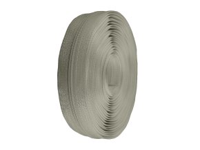Zip spirálový metráž 3 mm šedý