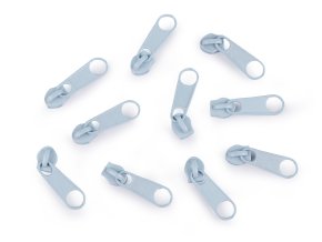 Jezdec ke spirálovým zipům 3 mm sv. modrý