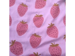 Mušelín jahody na lila