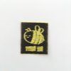 Tkaný štítek (nášivka) včela BEE HAPPY