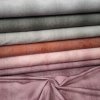 Biobavlněná teplákovina s džínovým potiskem mauve