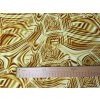 viskoza hnědozlatý optický vzor