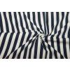 Bavlněné plátno - Navy proužek 1,5 cm