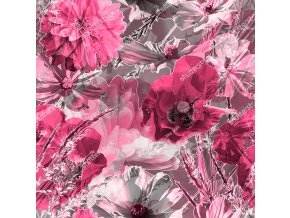 stock photo art vintage blurred monochrome red and pink painting and graphic floral seamless pattern with 1086040532