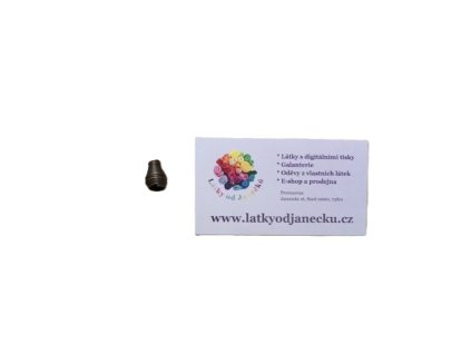 MOSAZNÁ * Kovová koncovka 10x14 mm KROUCENÝ DRÁT