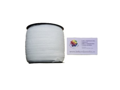 Prádlová pruženka šíře 10 mm - BÍLÁ