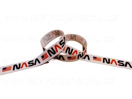 Lampas BÍLÝ - NASA / šíře 25 mm