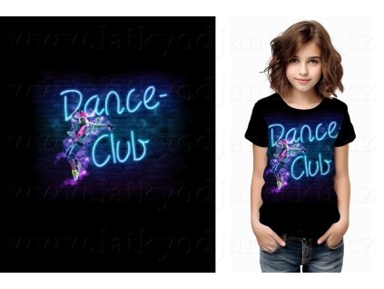 Bavlněný úplet * PANEL L 70 cm * Dance