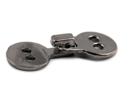 NIKL ČERNÝ * Kovové zapínání - pratelné