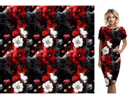 Viskozový úplet TOP 230g * Černý samet noci