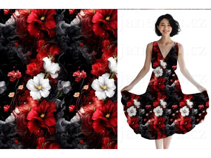 silky tkanina 90 g ruda romance