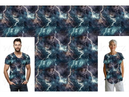 Funkční úplet se stříbrem 180g - Bouřkové blesky