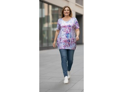 ODĚVY SKLADEM - Tunika Letní břízy - vel. XL/2XL