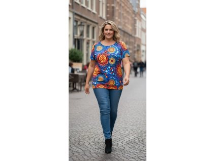 ODĚVY SKLADEM - Halena Mozaika - vel. 2XL