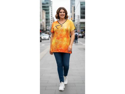 ODĚVY SKLADEM -  Halena  Motýlí louka - vel. 2XL