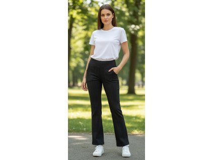 ODĚVY SKLADEM - Kalhoty černé - vel. L/163