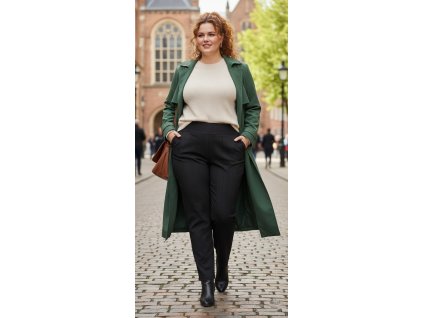 ODĚVY SKLADEM - Kalhoty Černý jeans - vel. 2XL/168