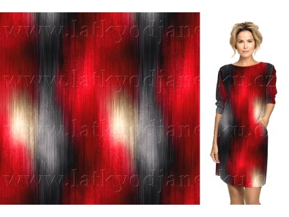 Teplákovina 240 g - Červená Červená