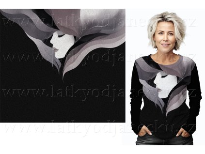 Bavlněný úplet 200g - PANEL na přední díl XL 80 cm - Tvář taupe