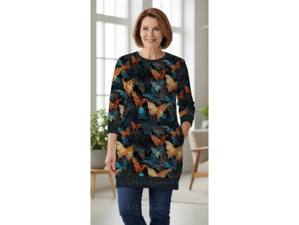 LEDEN - Metráž - materiál dle výběru - Drátění motýlci