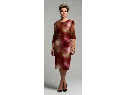 LEDEN - Metráž - materiál dle výběru - Rubínová mozaika