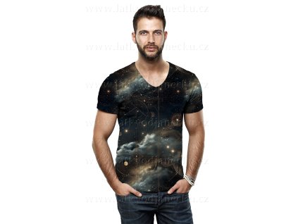 LEDEN - Metráž - materiál dle výběru - Astrální geometrie