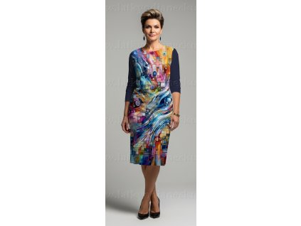 LEDEN -  Panel 120 cm v plné šíři - různé materiály - Moderní vitráž