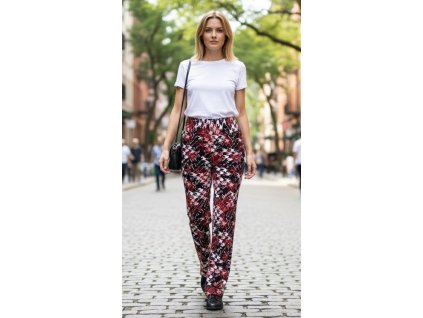 ODĚVY SKLADEM - Kalhoty Kohoutí stopa - vel. L/168