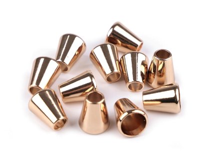 ZLATÁ- Koncovka na šňůru 5,5 mm / kovová ozdoba