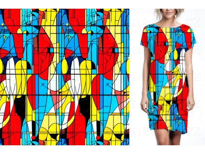 Funkční úplet se stříbrem 180g - Barevný labyrint - KUS 1,2m