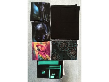 BALÍČEK č.01 - Bavlněný úplet - 0,59kg