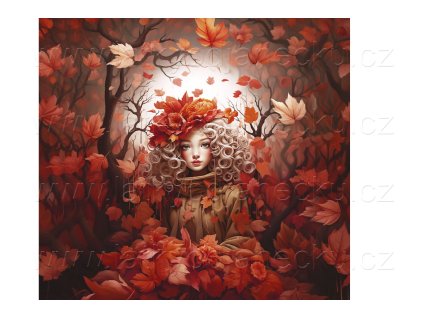 Dívka v listí