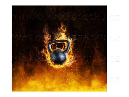 Ohnivý kettlbell