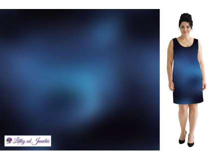 Kimo úplet 180g  - Duhová modrá