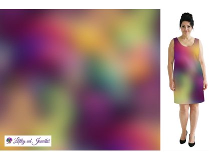 Kimo úplet 180g  - Duhová barevná