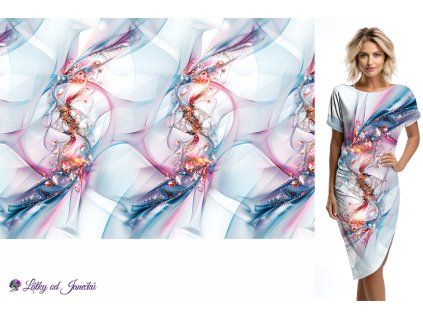 Kimo úplet - PANEL 120x158 cm - Hedvábný mramor