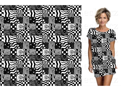 Funkční úplet se stříbrem 180g - Geometrie v kostce