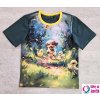 ODĚVY SKLADEM * Tričko Pejsek s kuřaty * vel. 104