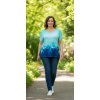 ODĚVY SKLADEM -  Halena  Tyrkysová louka - vel. 2XL/3XL