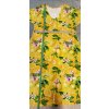 ODĚVY SKLADEM - Šaty Citróny - vel. 2XL