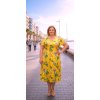 ODĚVY SKLADEM - Šaty Citróny - vel. 2XL