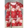 ODĚVY SKLADEM - Tunika/Šaty 3D květy - vel. 2XL