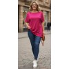 ODĚVY SKLADEM -  Halena malinová - vel. XL/2XL