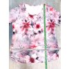 ODĚVY SKLADEM - Halena/Tunika Růžové květy- vel. 2XL