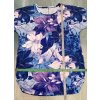 ODĚVY SKLADEM - Halena/Tunika Modrofialové květy - vel. XL/2XL